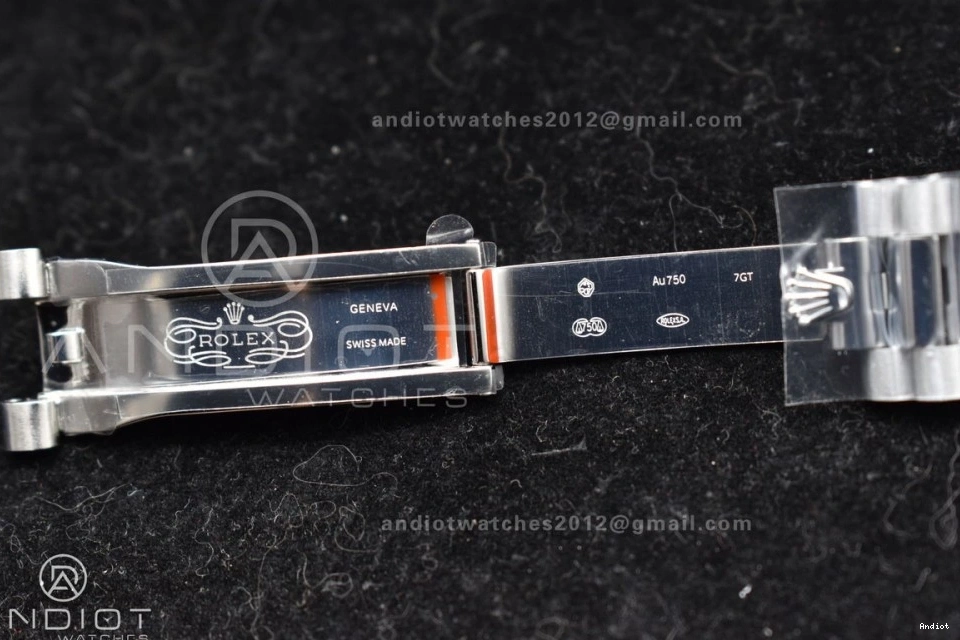 904L A2836 (Gain DayDate Dial SS Weight) President 40 V4 on Black Best Edition Steel Bracelet Blue QF 0503